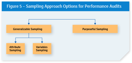 Figure 5 – Sampling Approach Options for Performance Audits