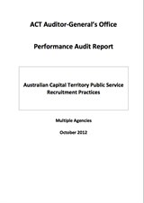 Australian Capital Territory Public Service Recruitment Practices
