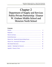 NB Public Private Partnership Eleonor W Graham Middle School And Moncton North School